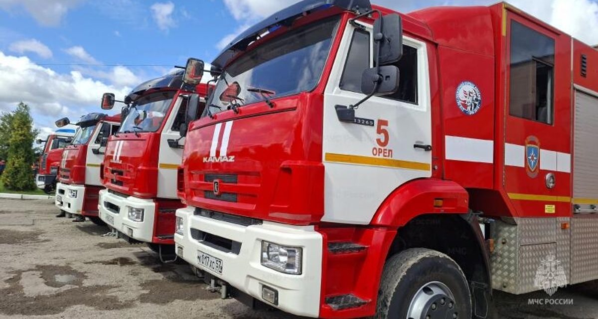 За сутки в Орловской области спасатели девять раз выезжали на возгорания, но пожаров не было