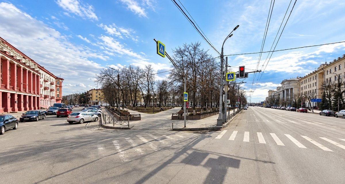 В Орле у сквера Танкистов оставят одну полосу из-за благоустройства